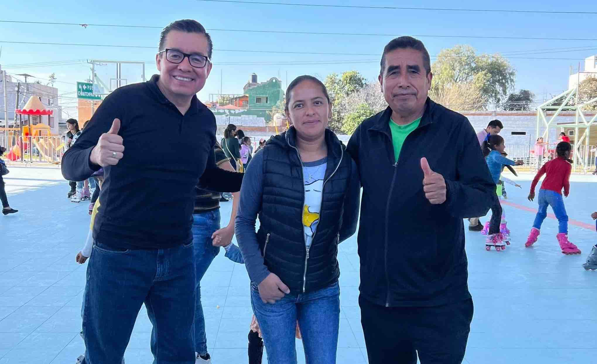 Ricardo García Portilla promueve patinaje en Tlaxcala