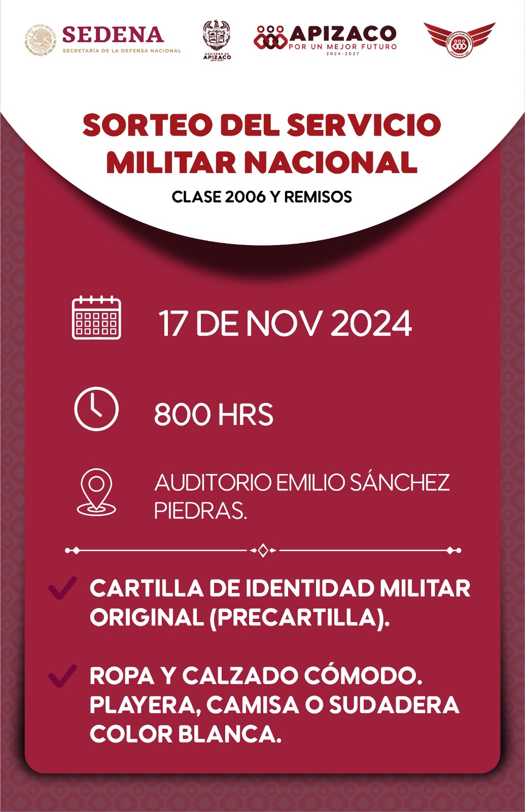 Servicio militar 2024 Apizaco